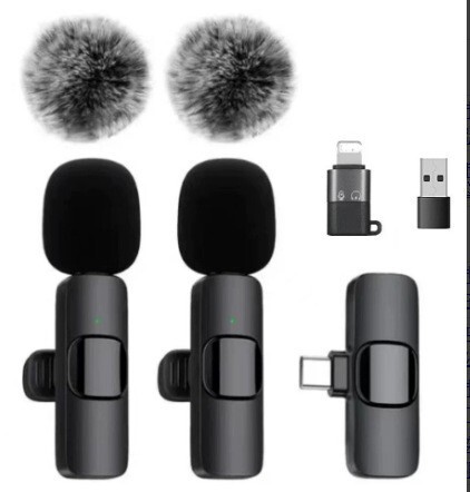 クロスボーダー無線クリップマイクK8K9K35携帯電話中継ミニマイク録音集音ノイズ|undefined