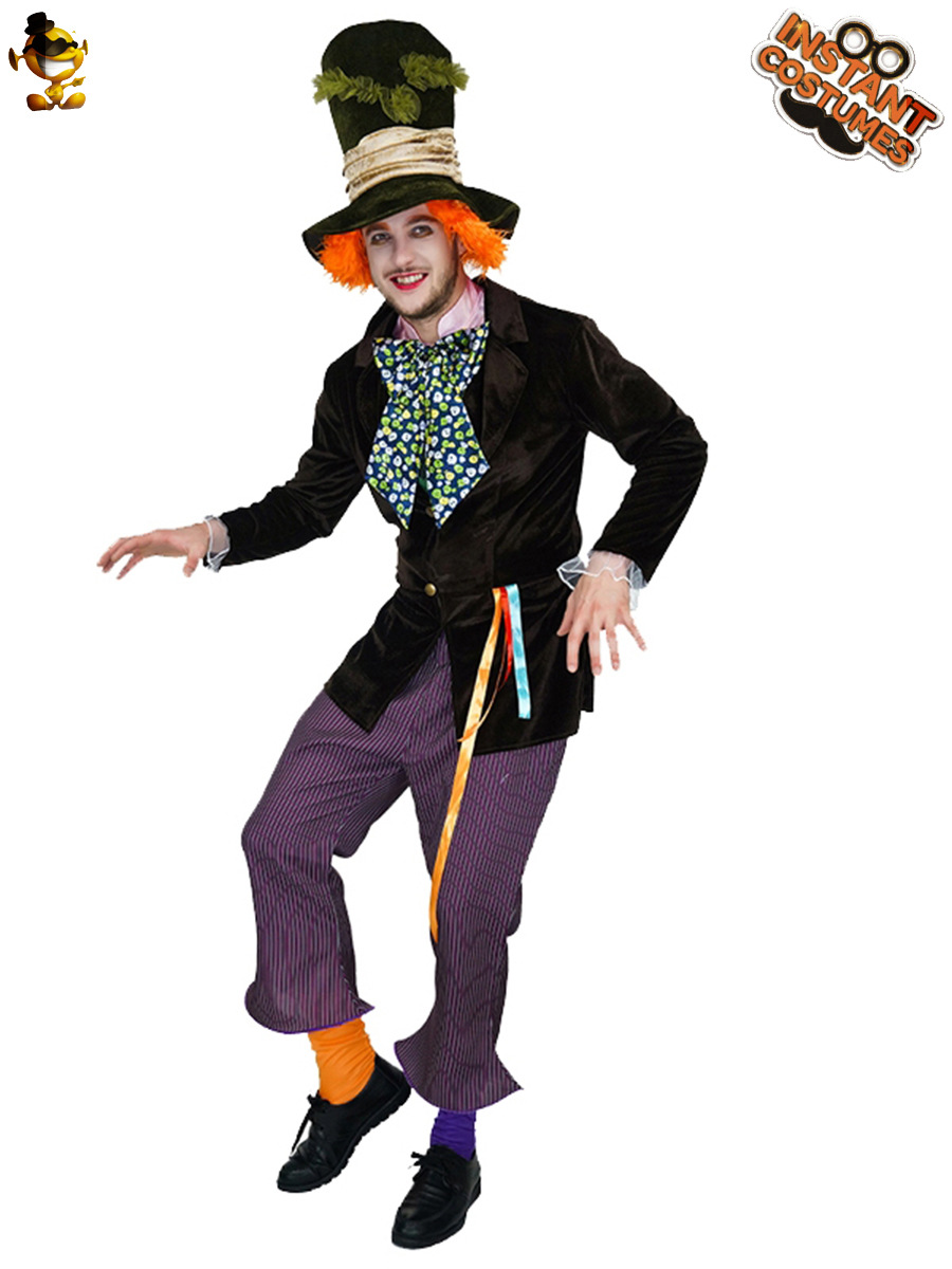 Grandes hombres divertido payaso traje de Halloween Cosplay fiesta traje de la mascarada traje de la etapa traje de rendimiento image 1