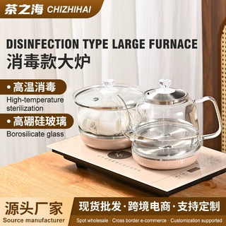 玻璃简约家用可电陶炉加热蒸煮一体泡茶壶耐高温加厚提梁壶底部炉