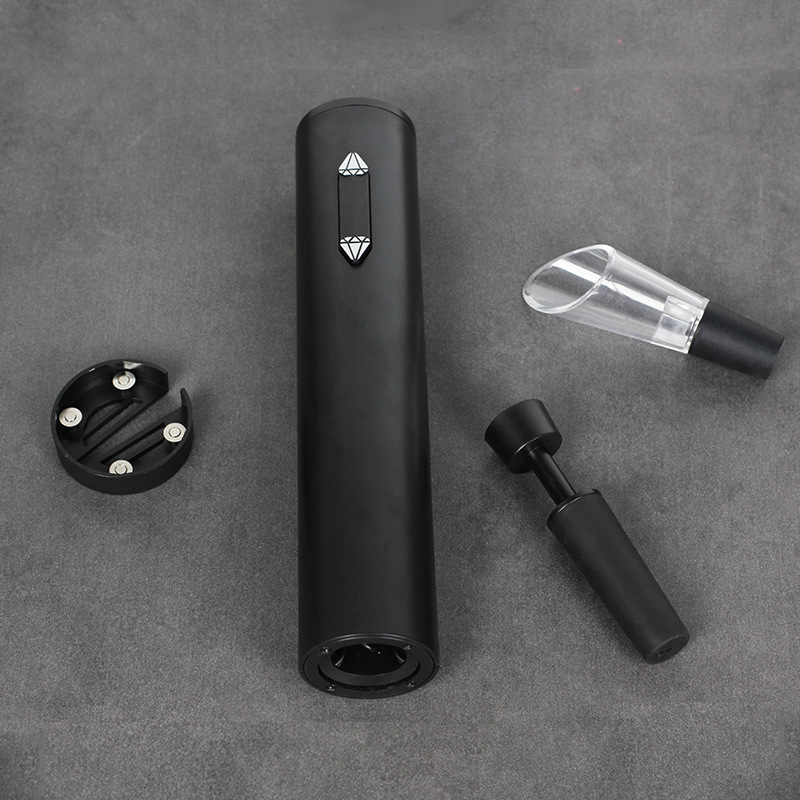 Set de 4 piezas abridor eléctrico de vino, incluye sacacorchos y accesorios, al por mayor