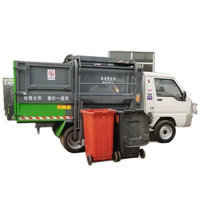 self-loading garbage collection vehicle, Elektrik zibil maşınları