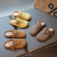 2025夏季新款女童包头勃肯凉拖鞋儿童时尚软底防滑鞋休闲百搭鞋子