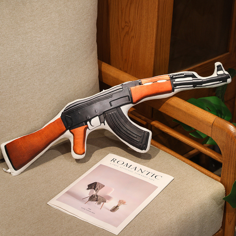 Nuevos productos de simulación de armas de fuego 98K muñecas de armas de fuego muñecas de peluche almohada creativa divertida comer pollo juego prop lotes