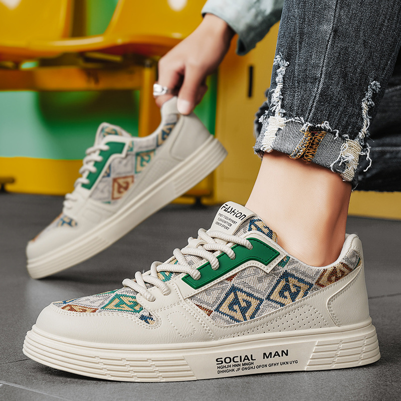 2024 nuevo diseño de nicho de varones de lienzo casual zapatos de skate deportivo casual zapatos de tendencia