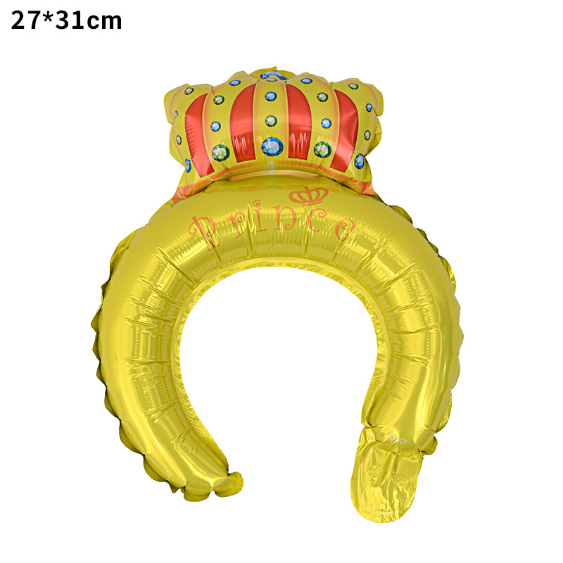 Globos inflables con forma de diadema para niños, famosos en Internet, regalos promocionales para escanear códigos QR, animales de dibujos animados, globos de aluminio para el Día Nacional