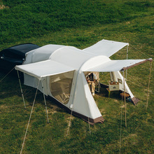 Luingbox露营盒子移居215户外自动充气帐篷两室一厅野外露营装备