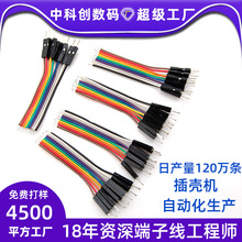 2.54单头杜邦线1P-40P彩色杜邦线公母头连接线测试线杜邦端子线束