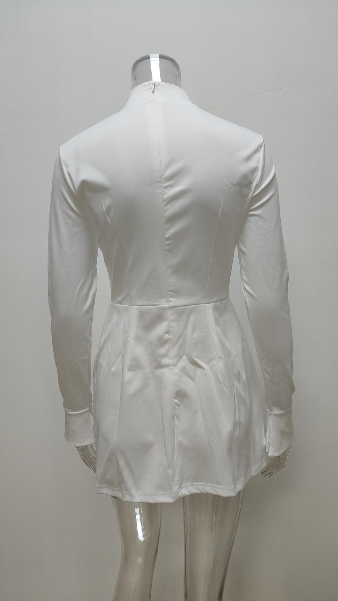 2026 New Spring Women's Fashion Stylish Sexy Bodycon Dress, Elegant And Slim-Fitting Long-Sleeve Dress_ecoleips.com