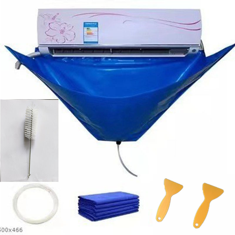 Funda de limpieza para aire acondicionado Jinbao, herramientas de limpieza para aire acondicionado, juego completo de limpieza, bolsa de recolección de agua para limpieza completa. image 14