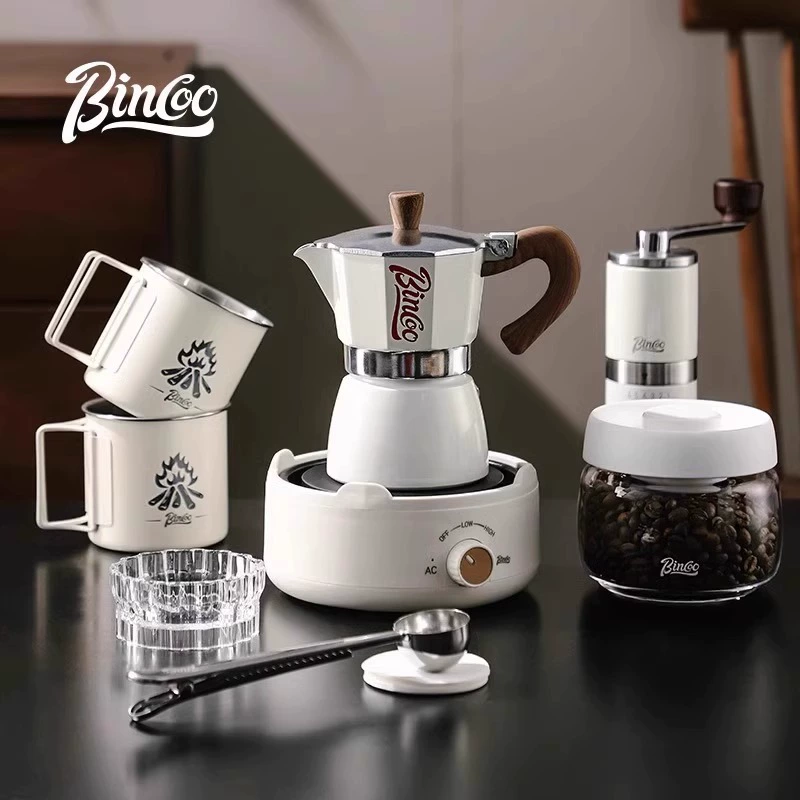 Набор Bincoo Coffee, кофемашина, маленький кофейник