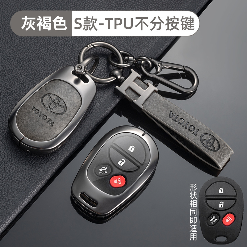 토요타 S 모델 TPU 회갈색 + H 가죽 스트랩 + 말굽 버클