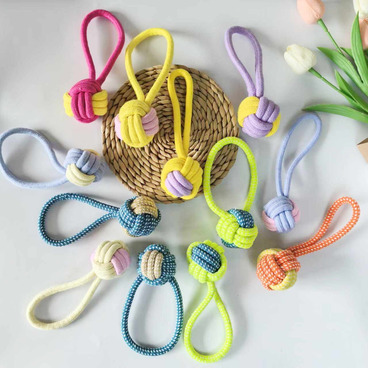 Tai đơn 18cm50g (tóc màu ngẫu nhiên)