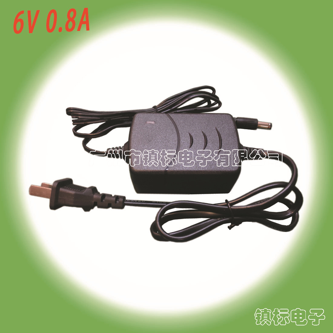 镇标6V  0.8A 铅酸电池充电器 ZB-S15C-Pb608 双出线式