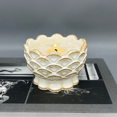 レトロな石膏カップ寝室の雰囲気の装飾品大豆ワックスの香りのキャンドルお土産文学と芸術の美的創造的な香り