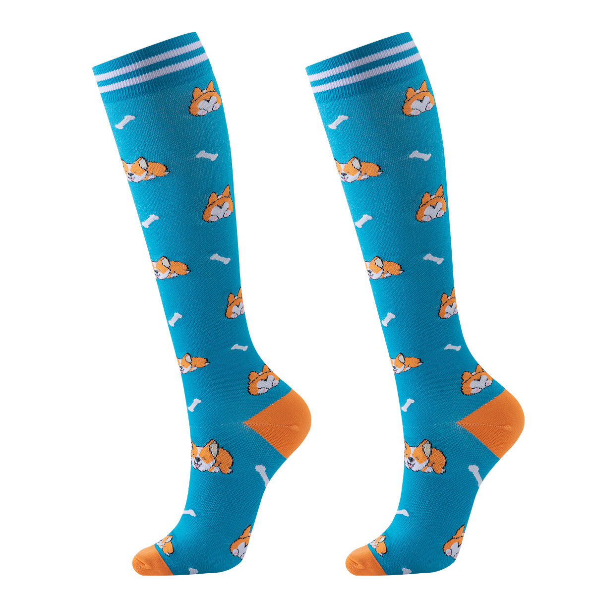 Calcetines de compresión de perro calcetines de compresión de estilo animal nuevos calcetines de compresión
