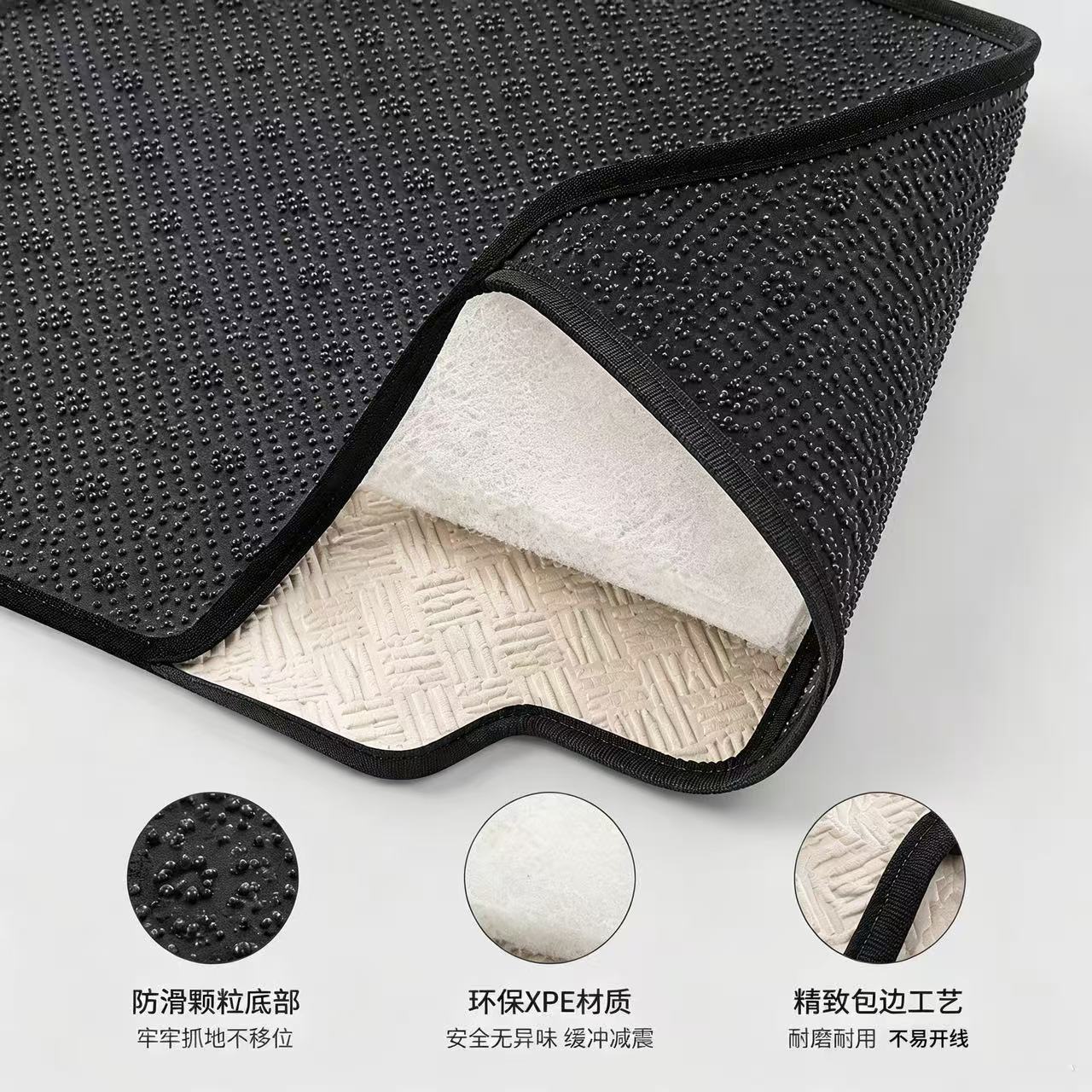 Universal car floor mats for cross-border use, interior foot mats, waterproof and non-slip car floor mats made of diatomaceous earth material