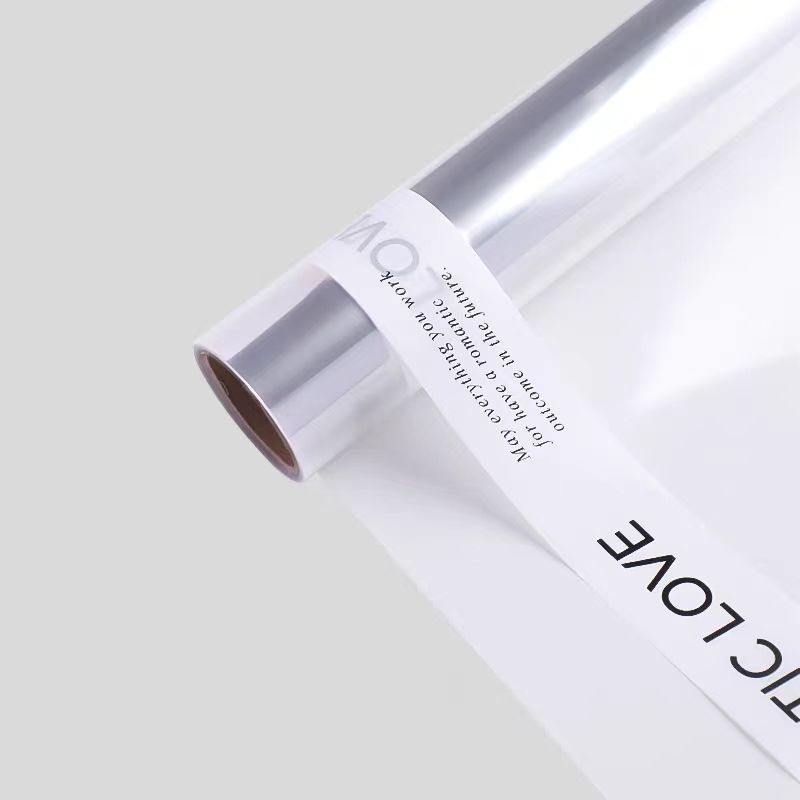 Li Zhi Ran en línea romántico inglésopp impermeable simple papel de vidrio paquete de flores paquete de papel de flores