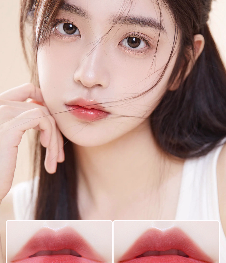 Single-piece round-head lip brush, beauty brush, lipstick smuder brush, concealer brush, portable lip makeup brush, factory direct sales Specification drawing