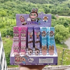 Labubu ブラインドボックスペン抽選ブラインドボックスペン新しいインターネット有名人かわいい漫画ゲルペン署名ペン文化創造卸売