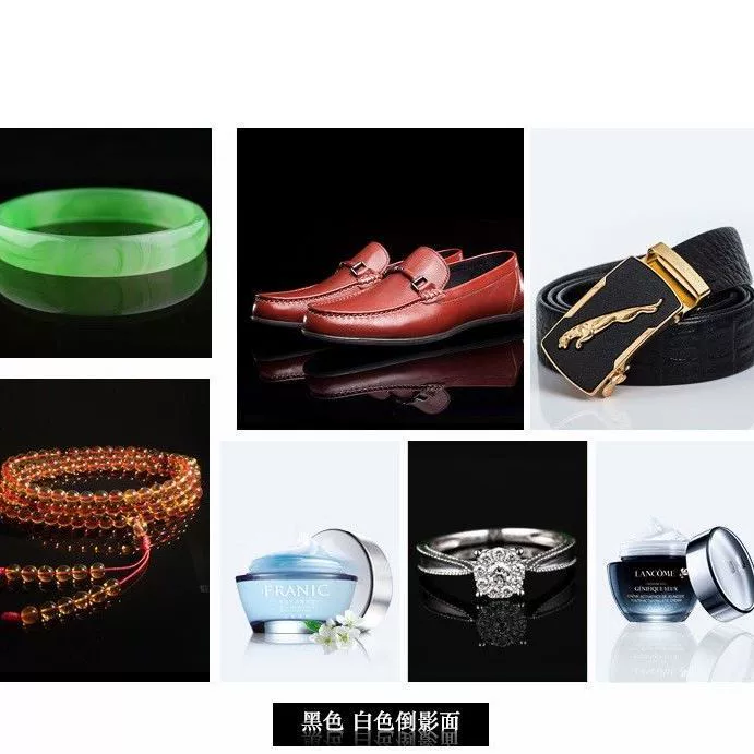 Acrylic glass retroreflective jewelry, watch, accessory, mirror effect