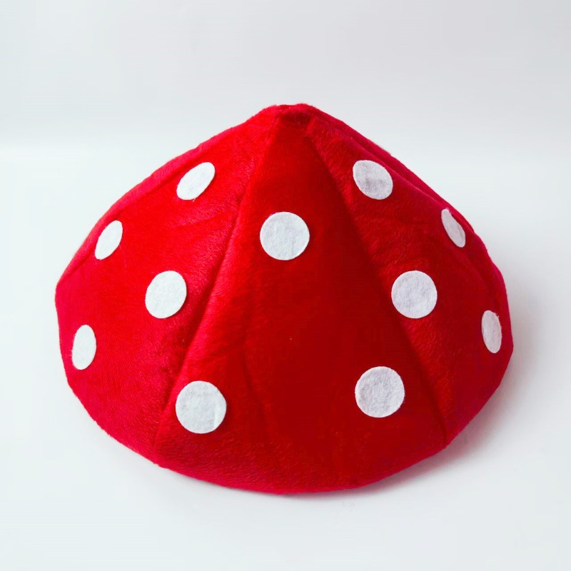 Amazon Halloween Mushroom Hat Party Adult Children Spotted Mushroom Hat Carnival Composite Festival Hat