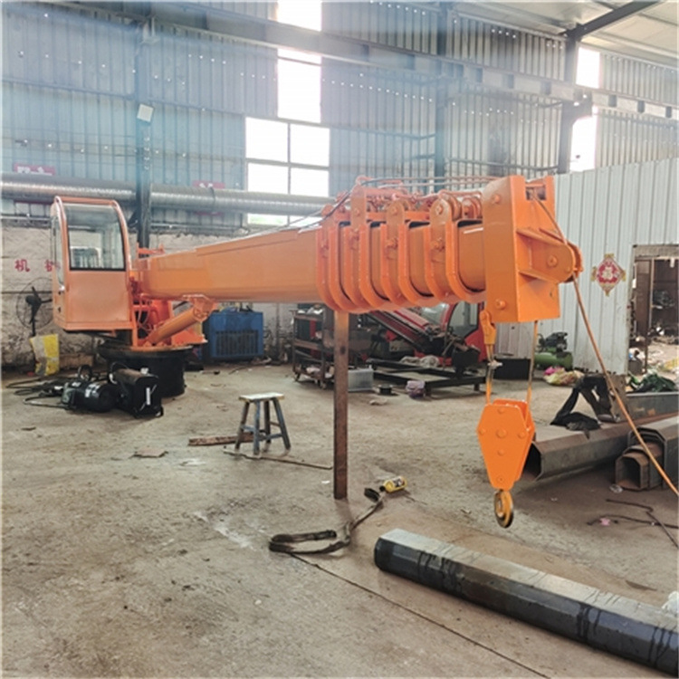 船舶甲板固定式克令吊 随船捕捞用小型直臂式吊机 码头用船吊