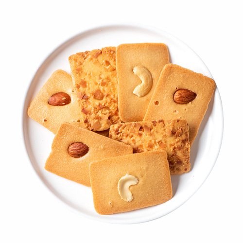 Nut biscuits, almond cashew coconut flakes, Nagano cake, student snacks, whole box manufacturer wholesale