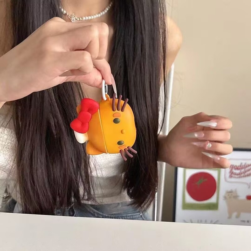 跨境仿真枕头适用于airpods pro苹果蓝牙耳机壳1/2/3/4代保护套|undefined
