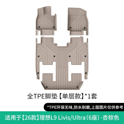 Modelə uyğun ayaqaltı: Ideal L9 Livis/Ultra Car, Special-Purpose - 26-ideal-l9-livisultra-single-layer-apricot-brown-floor-mats