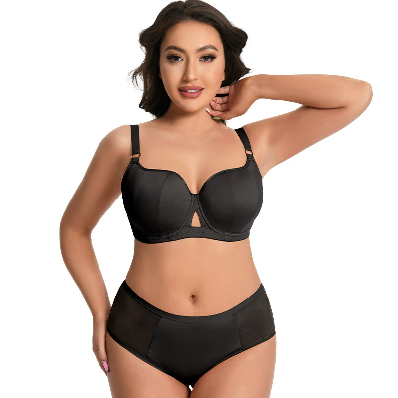 Supporting underwear, breathable bra, set, plus size, wholesale