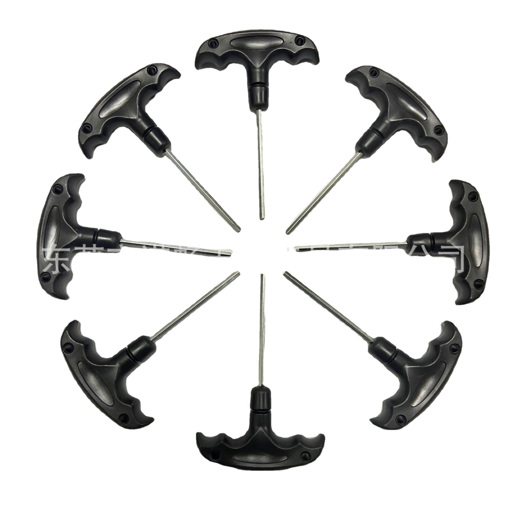 Spot Wholesale Hexagonal Key 3mm Hexagonal Wrench Plastic Handle Hexagonal Screwdriver Metric Hexagonal Edge Stainless Steel