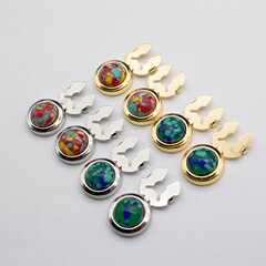 バロック袖口釘古典的な洗練された模様の金属カフス男性フレンチシャツ袖釘cufflinks