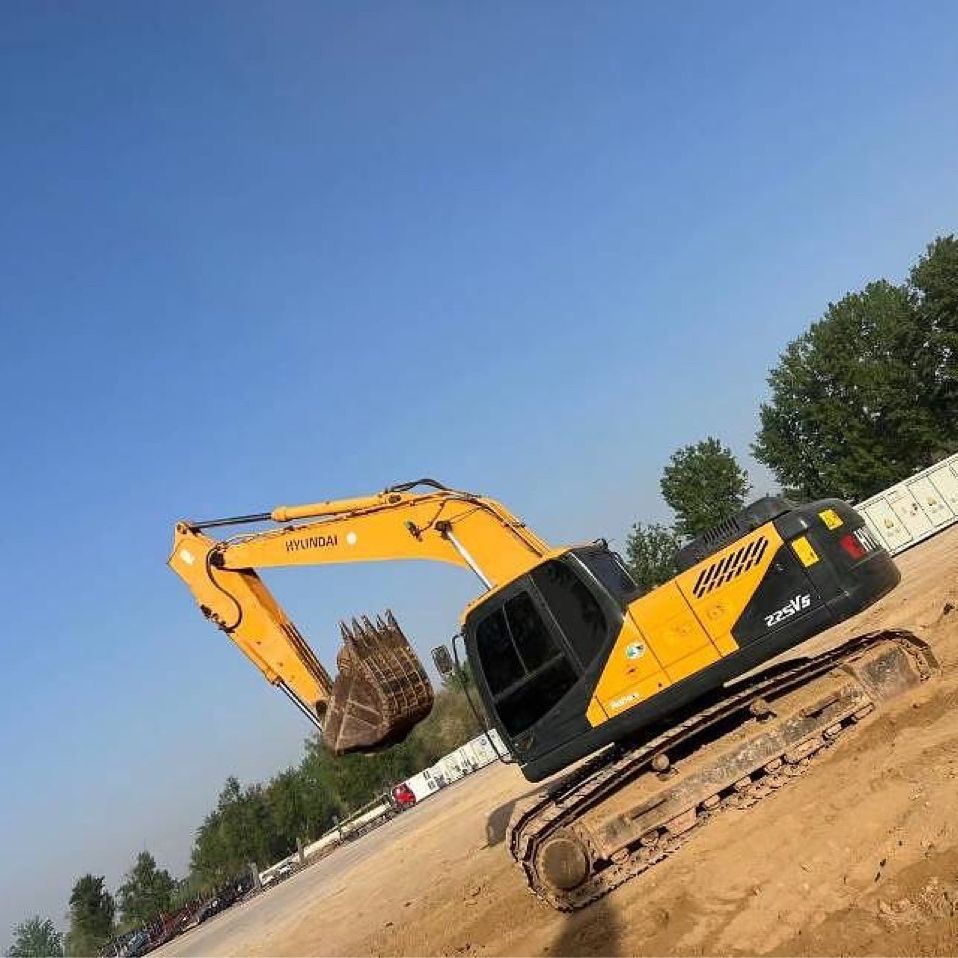Exportación de comercio exterior de Mongolia Hyundai 220 - 9 excavadora de segunda mano vehículo de movimiento de tierras