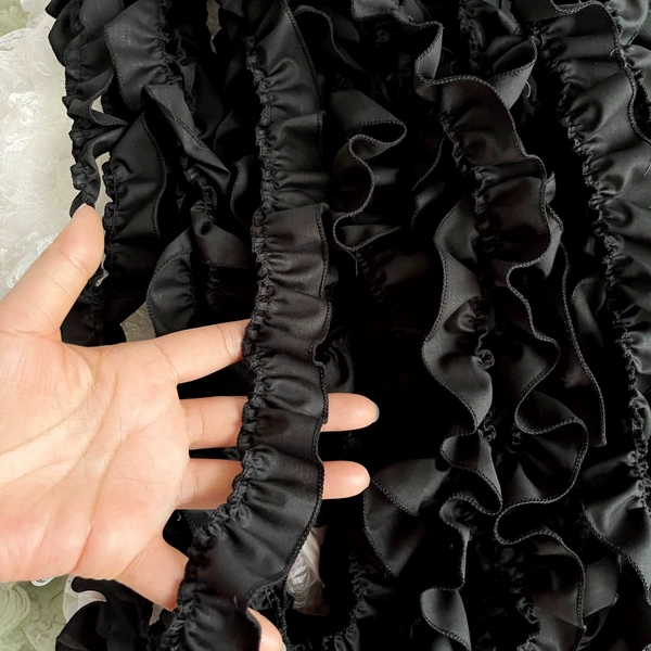1 meter length price black fold (3 cm wide)