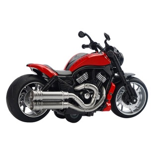 Mingyuan 1:12 Harley Wolverine classic simulation alloy pedal Motorcycle Boy gift toy window box