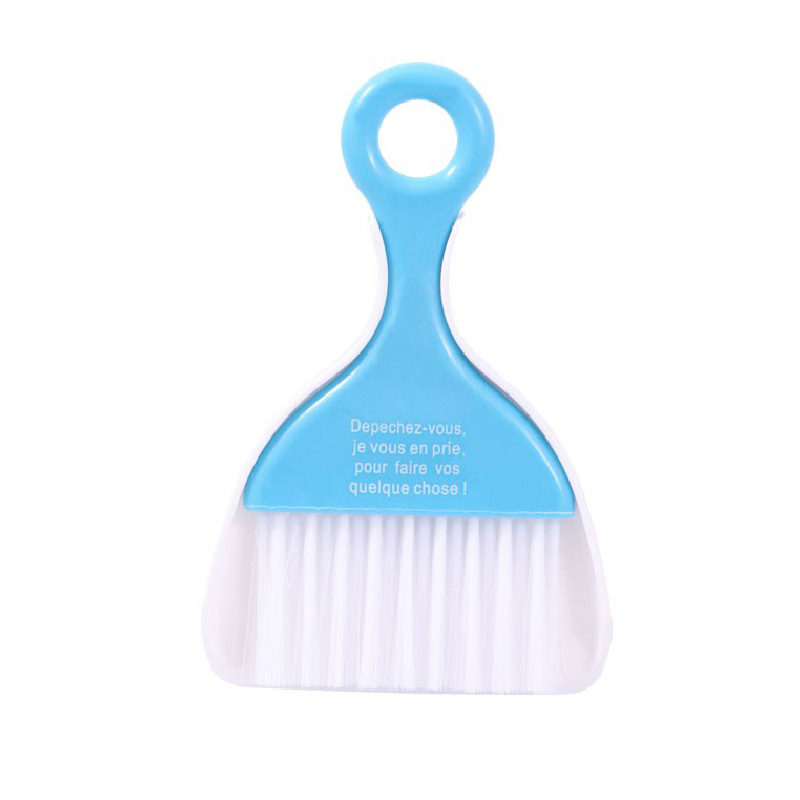 Mini escoba y recogedor de escritorio, set de limpieza para teclado o mesa