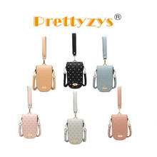 普瑞蒂跨境新款斜挎手机包大容量时尚单肩包包盖式印花女士小包包