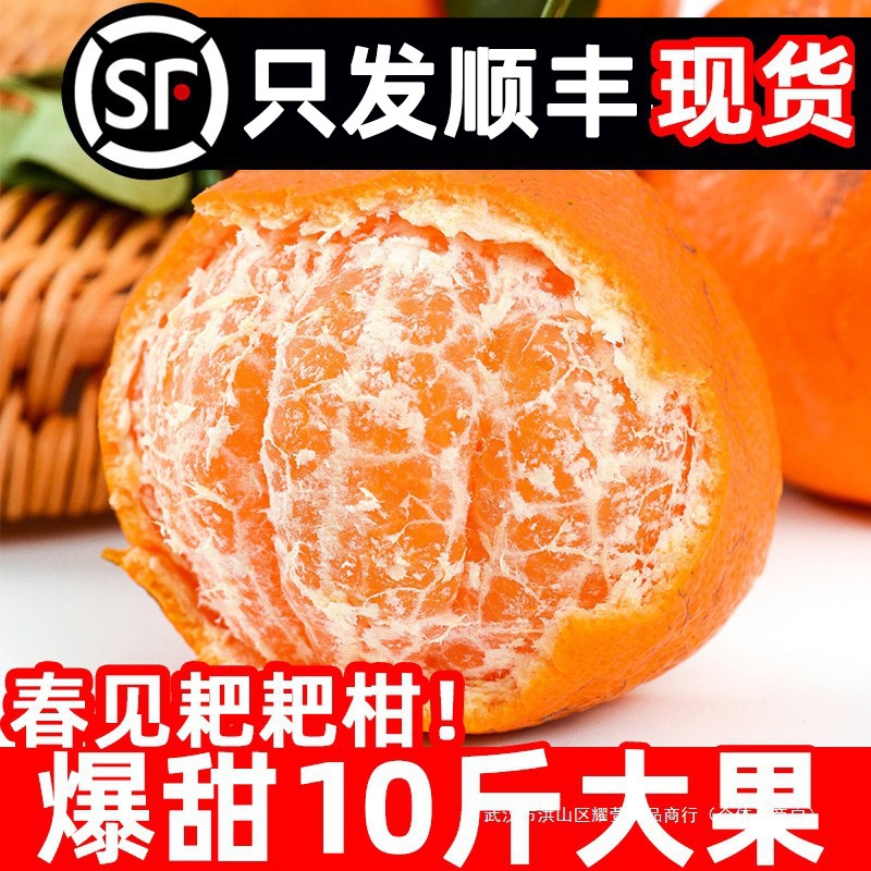 四川春见耙耙柑10斤橘子新鲜水果丑柑桔粑粑柑当季杷杷柑礼盒