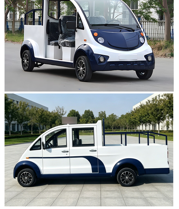 Export City Management Security Patrol Vehicle 2-4 Passenger Pickup Patrol Vehicle for Scenic Spots and Factories, Security Guard Patrol Vehicle