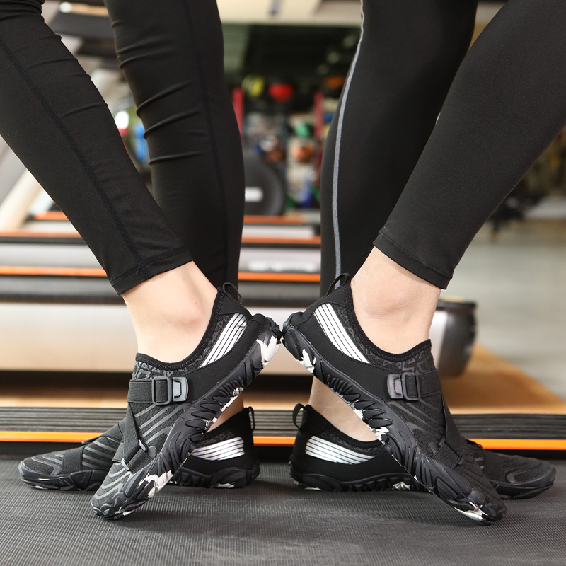 Zapatos de entrenamiento para hombres y mujeres zapatos de gimnasio de interior amortiguador de suela suave correr zapatos de yoga para saltar cuerdas zapatos de cuclillas