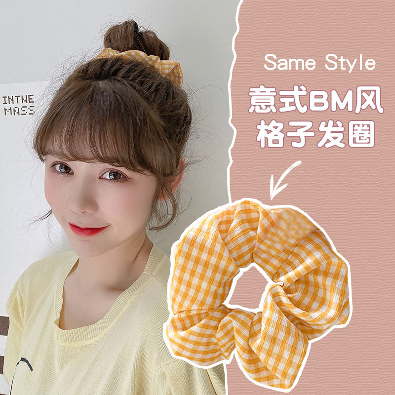 フレンチカメリアインスタイルの女性用高級ヘアゴム、万能ヘアロープ、ボールヘッドバンド、ゴムバンド|undefined