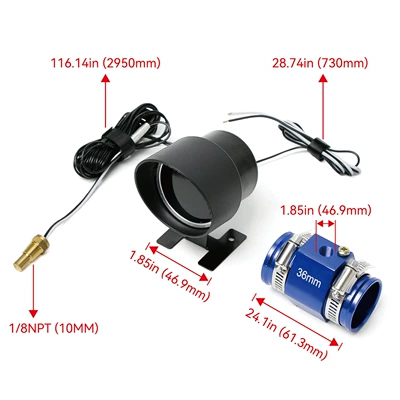 Combination Circular Cannon Type Instrument – automobile instrument