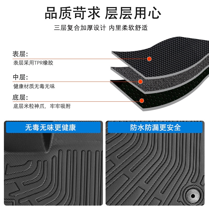 Aplicable a 24 Kia EV3 3D todo el tiempo TPE cojín de piso cojín de colateral