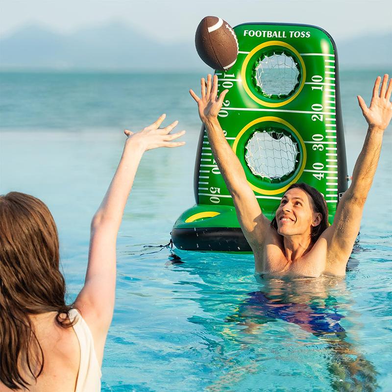 Water Inflatable Throwing Rugby Stand Swimming Pool Entertainment Tennis Kidsren's Water Toys Outdoor Throwing Tumbler