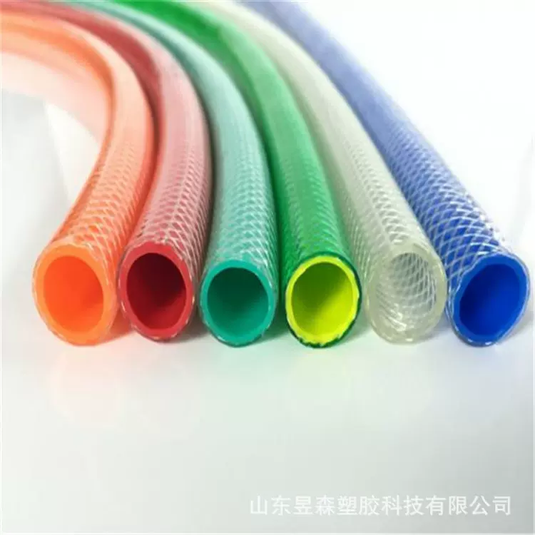 3/4寸19mmPVC纤维软管夹线增强水管网纹管PVC纤维增强花园水管