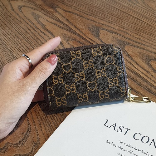 Factory wholesale card holder for women, organ, multiple card slots, large capacity, compact ID card holder for women, zipper card holder