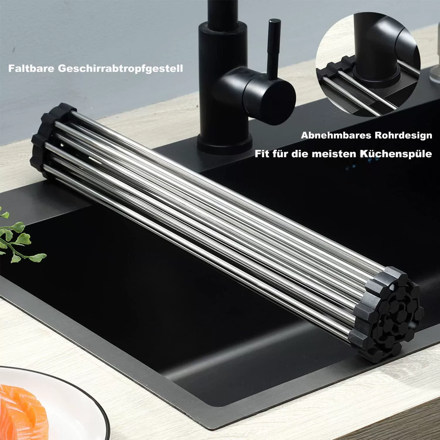 Foldable drying rack, universal curtain stainless steel