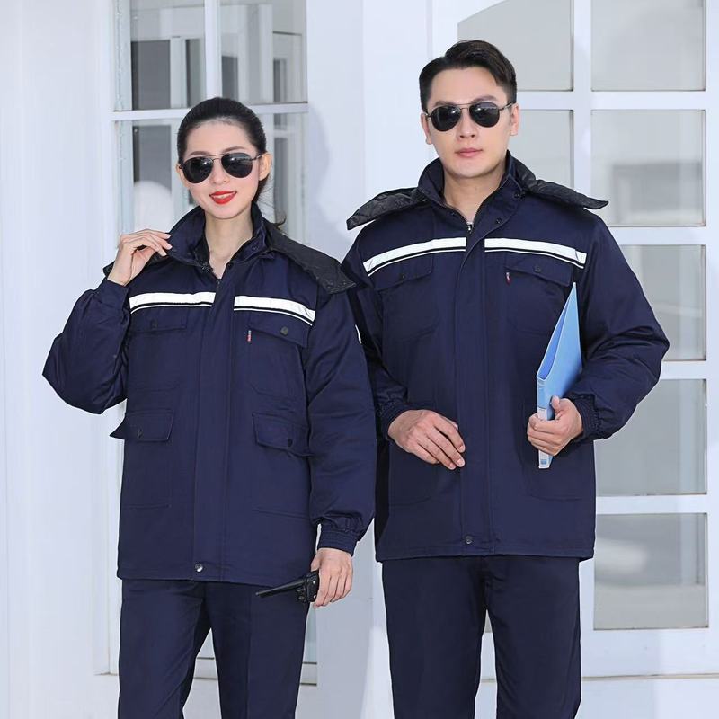 冬季棉服棉衣劳保服加厚防寒棉袄外套耐磨汽修工厂冷库丝绵劳保服|undefined