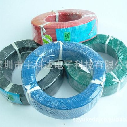 铁氟龙电线柔韧导线耐热电子设备电源铜线电动线材电子专用耐高温