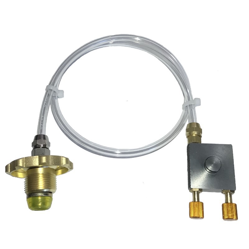 Válvula de inflación de doble interruptor (tanque de gas plano)